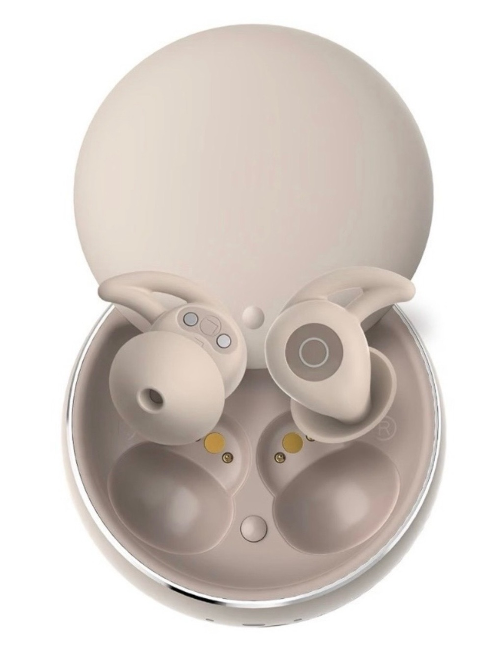 Bluripp Sleepals Micro Sleep Earbuds Off-White Charging Case Noise Reducing